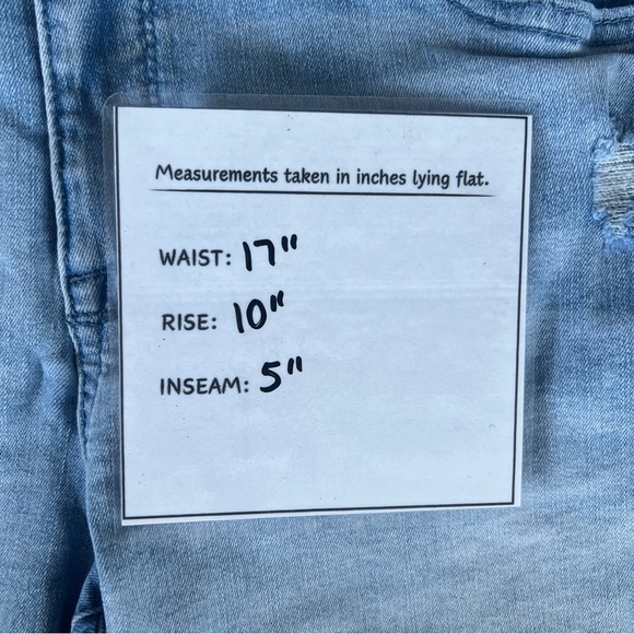 Seven 7 Bundle Weekend Short denim shorts 12 light wash mid-rise‎ casual summer - Picture 7 of 14